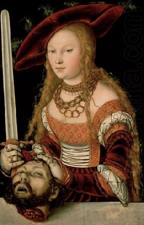 Lucas  Cranach Judith with the head of Holofernes china oil painting image